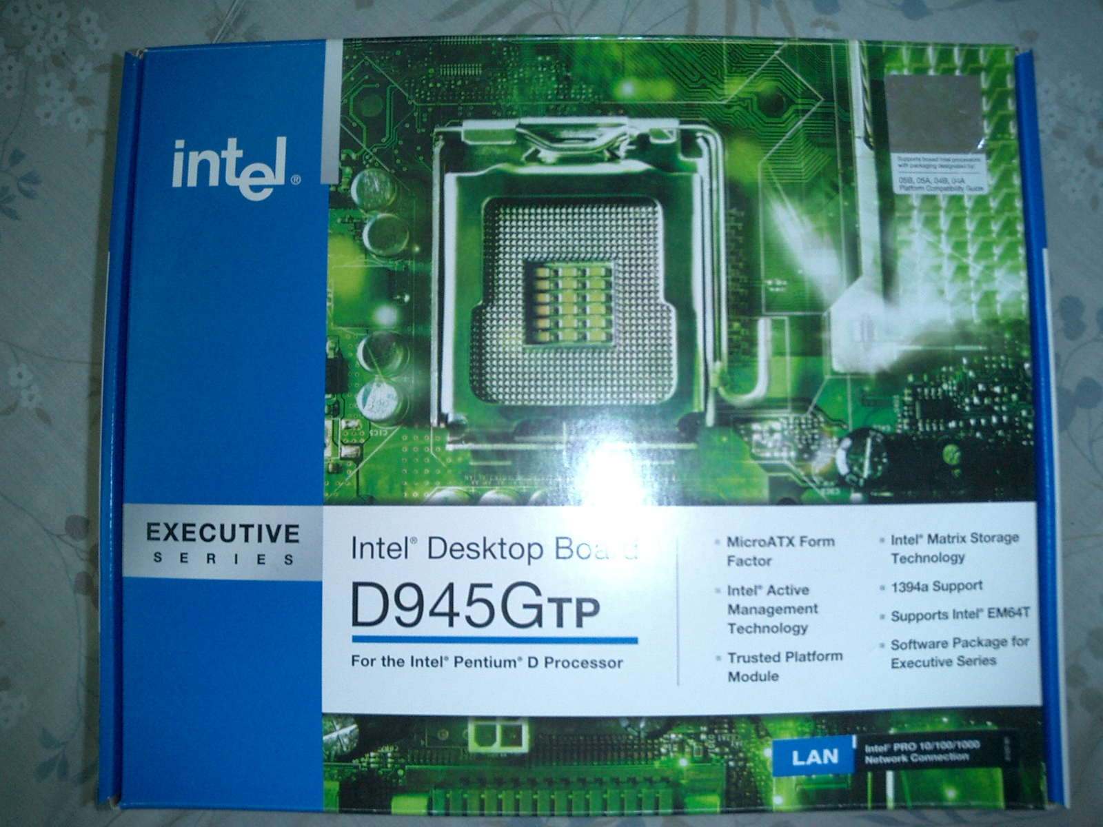 Intel desktop board d945gtp